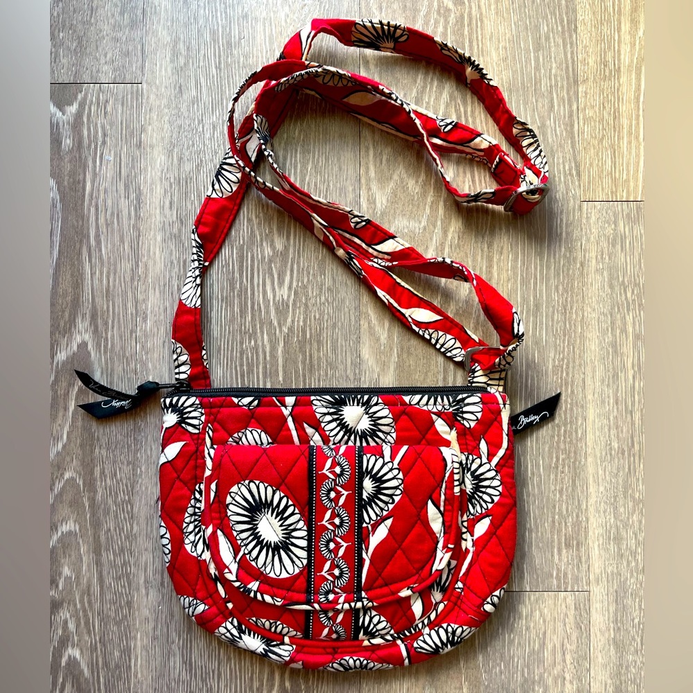 Vera Bradley Deco Daisy Crossbody Purse
